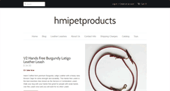 Desktop Screenshot of hmipetproducts.net