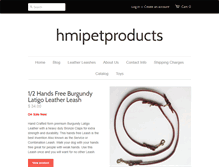 Tablet Screenshot of hmipetproducts.net